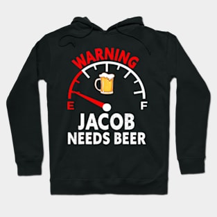 Warning Jacob Needs Beer Wine Pub Crawl Party Best Beer Hoodie